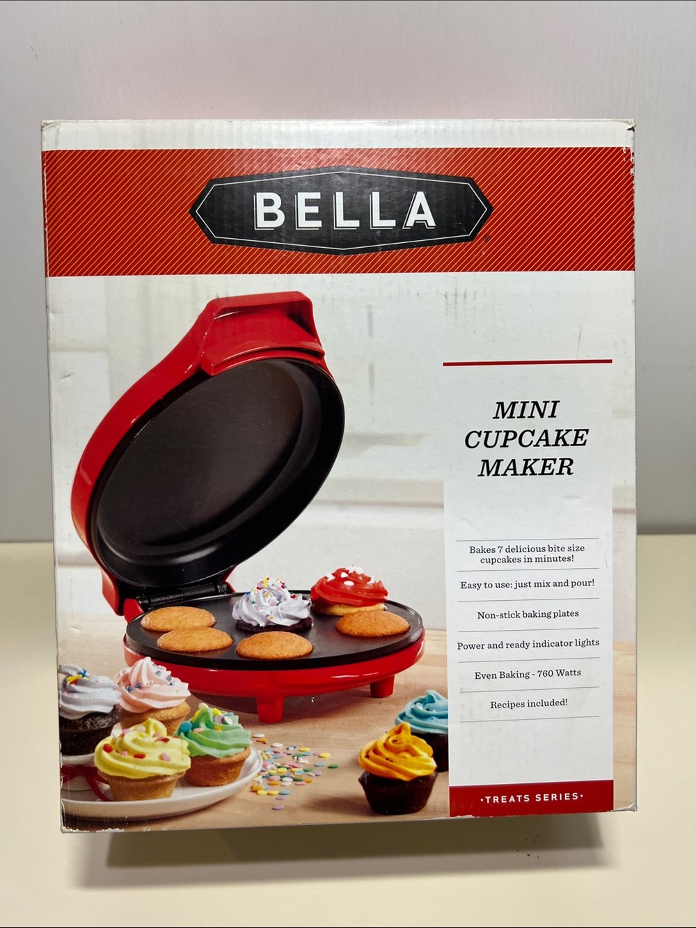 Bella Red Mini Cupcake Maker
